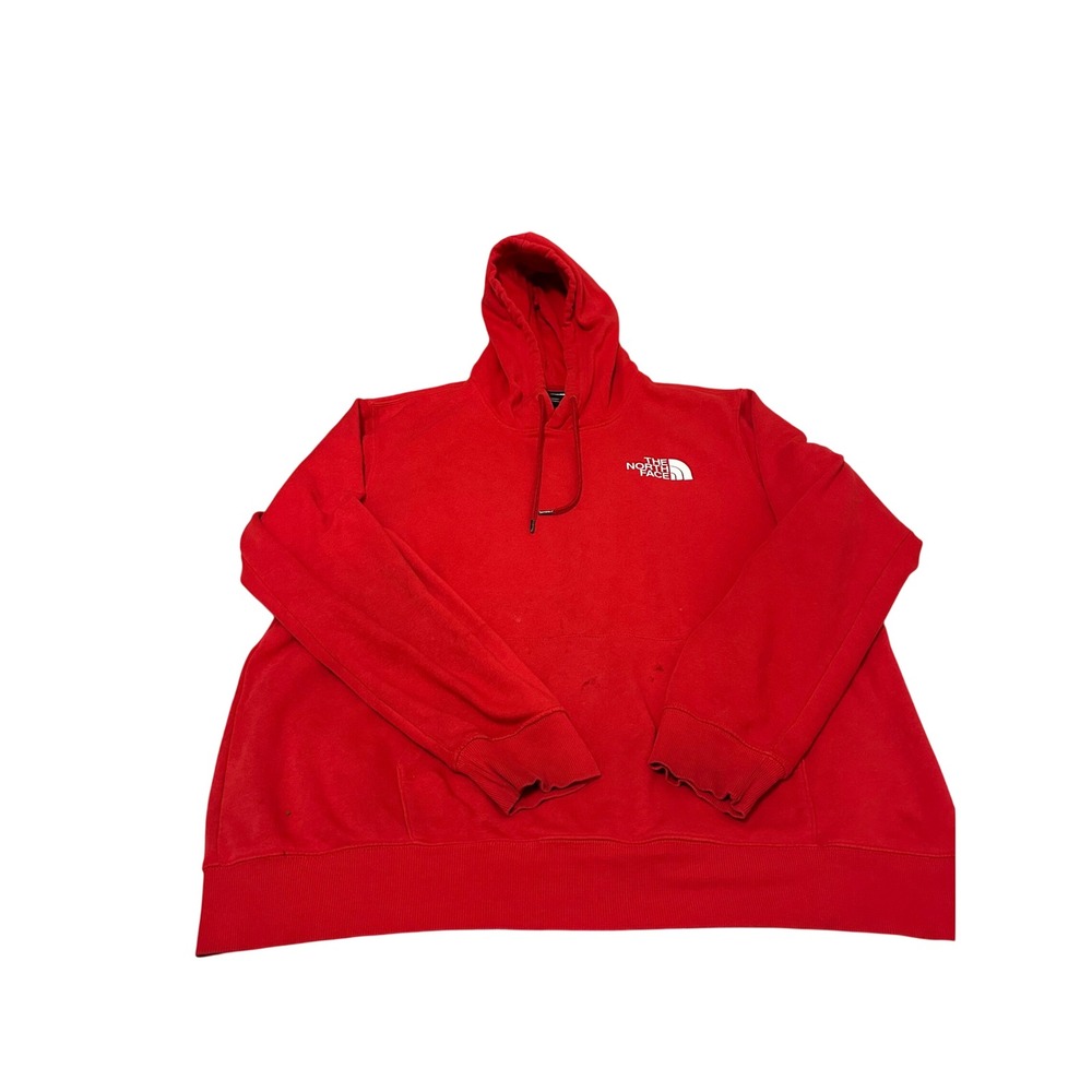 The North Face Mens Red Box Logo Hoodie Never‎ Stop Exploring Sweatshirt XL